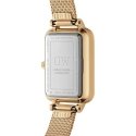 Naisten rannekello DANIEL WELLINGTON Quadro Pressed Evergold 20mm DW00100556 + LAATIKKO (zw520a)
