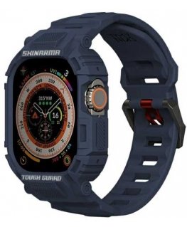 Skinarma bracelet+case Mecha 2in1 Apple Watch 49mm blue