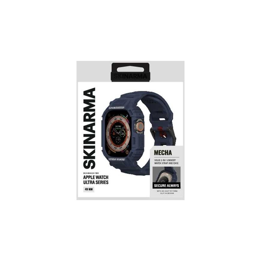 Skinarma bracelet+case Mecha 2in1 Apple Watch 49mm blue – 4