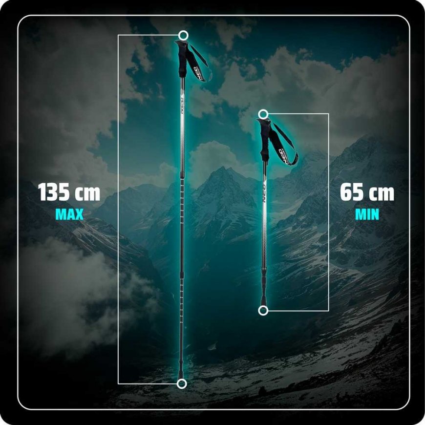 Trekingo lazdos NS-381 Neo-Sport – 5