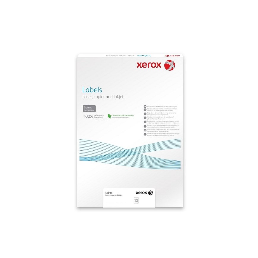 Xerox PNT Label - Glossy White (229g/100 sheets, A4)