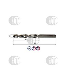 Hikoki Baildon DIN 345 RN NWKc 13 mm metalo grąžtas, HSS (S), 182-101 mm (MK1 kotas)