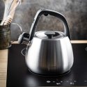 Virdulys STALOWY NA GAZ 2.5L INDUKCJA KLAUSBERG KB-7773 Sidabrinis SATYNOWY