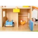 Viga Toys VIGA Medinis Ūkininko Namas Su Sodu Ir Traktoriumi 21 vnt
