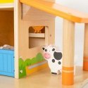 Viga Toys VIGA Puinen Maalaistalo Puutarhalla Ja Traktorilla 21 kpl