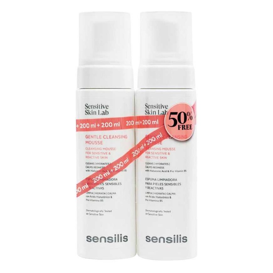 Sensilis Soothing Cleansing Foam 2 x 200 ml