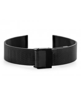 Pacific 04E bracelet - HQ mesh - juodas 16mm