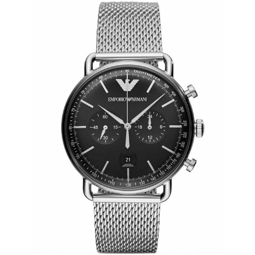 EMPORIO ARMANI MEN'S WATCH AR11104 - AVIATOR (zi020b) – 4