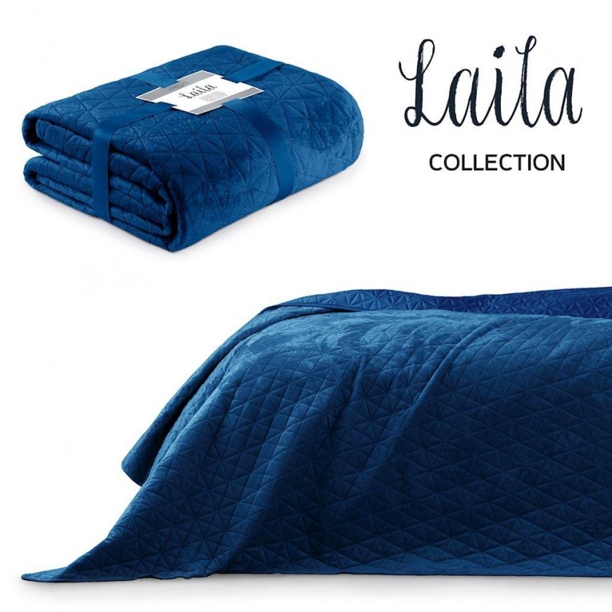 AmeliaHome BEDS/AH/LAILA/ROYALBLUE/170x270 – 2
