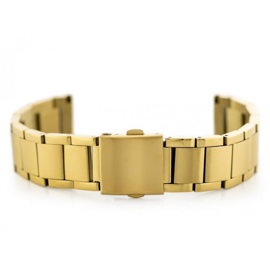 Gold Pacific Model 9 solid gold 20mm bracelet