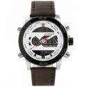 NAVIFORCE MEN'S WATCH - NF9097 (zn043a) - brown/silver NAVIFORCE MEN'S WATCH - NF9097 (zn043a) - brown/silver