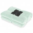 DecoKing Blanket HENRY mint embossed jacquard style modern 220x240 DecoKing Blanket HENRY mint embossed jacquard style modern 220x240