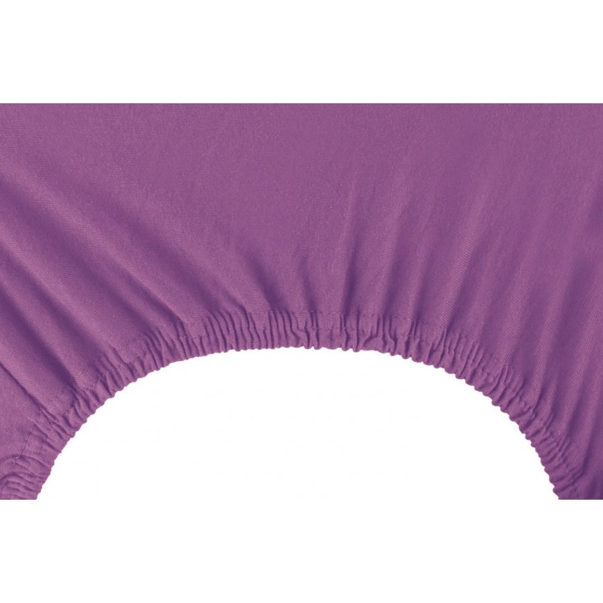 Sheet DecoKing Amber, lilac, 160x200 cm, with elastic – 5