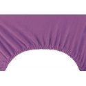 Sheet DecoKing Amber, lilac, 160x200 cm, with elastic