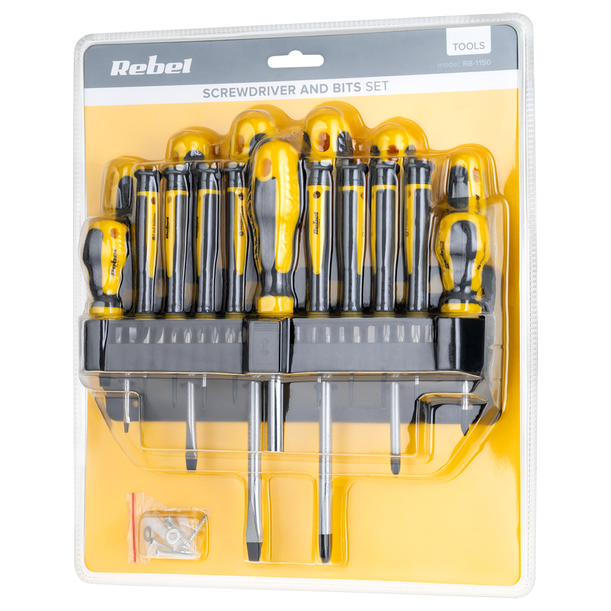 Rebel screwdriver set 11 pcs – 4