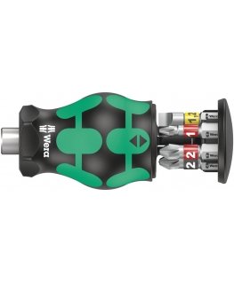 Wera Kraftform Kompakt Stubby Magazin 2 Отвертка со сменными битами Прямая отвертка