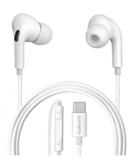 4smarts Active In-Ear Stereo Headset USB Type-C Melody Digital Basic Austiņas Vadu Ausīs Zvani / mūzika USB Veids-C Balts
