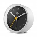 Braun BC12WB Kvarca modinātājpulkstenis Melns, Balts Braun BC12WB Kvarca modinātājpulkstenis Melns, Balts
