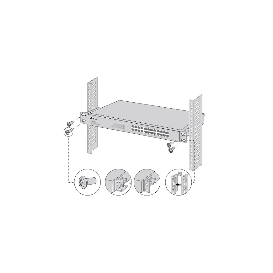 TP-Link Omada RackMount Kit-19 Montāžas komplekts – 3