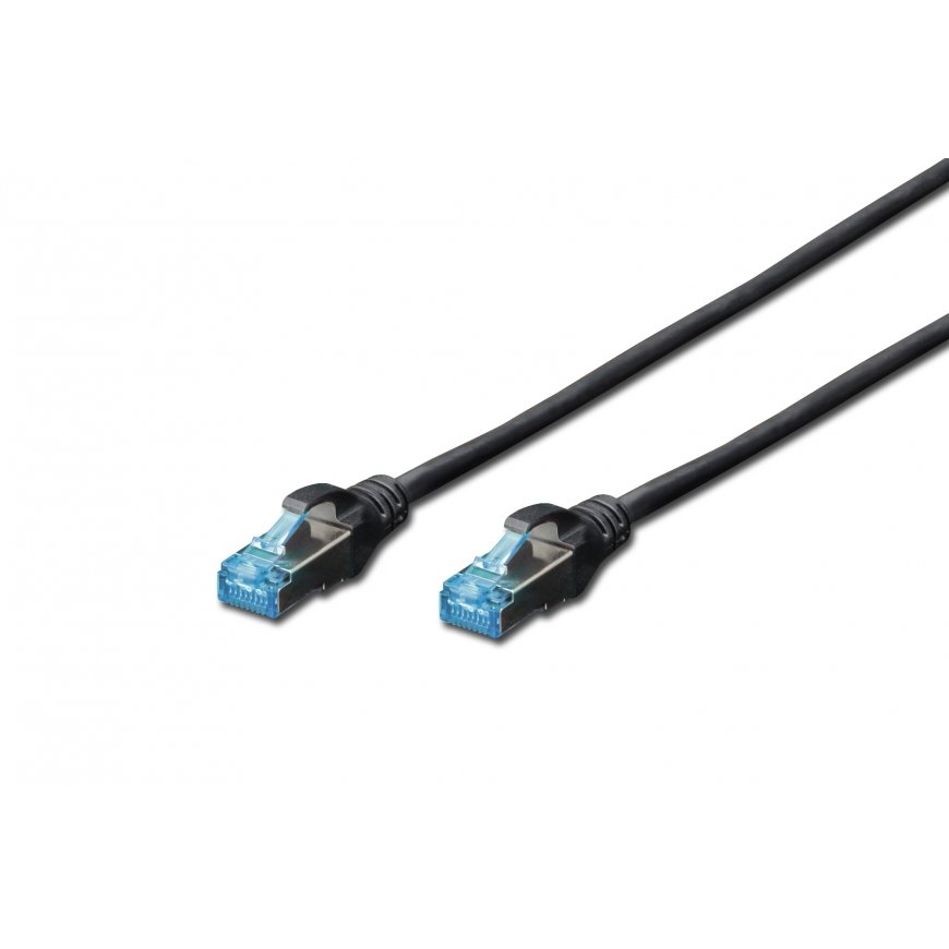 Digitus DK-1532-005/BL võrgukaabel Must 0,5 m Cat5e SF/UTP (S-FTP)