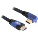 DeLOCK 2m High Speed HDMI 1.4 HDMI kabelis HDMI Type A (Standard) Melns, Zils
