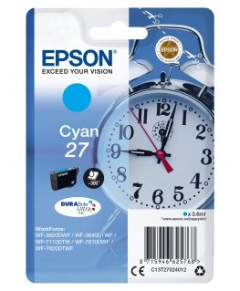 Epson Alarm clock C13T27024012 tindikassett 1 tk Originaal Standard Yield Tsüaan