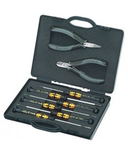 Knipex 00 20 18 ESD mehānisku instrumentu komplekts 8 instrumenti