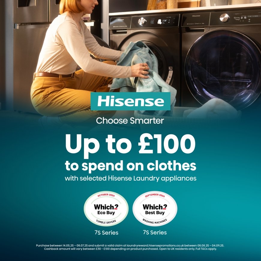 Hisense WD3S8043BW3 стирально-сушильная машина Отдельно стоящий Фронтальная загрузка Белый D – 3