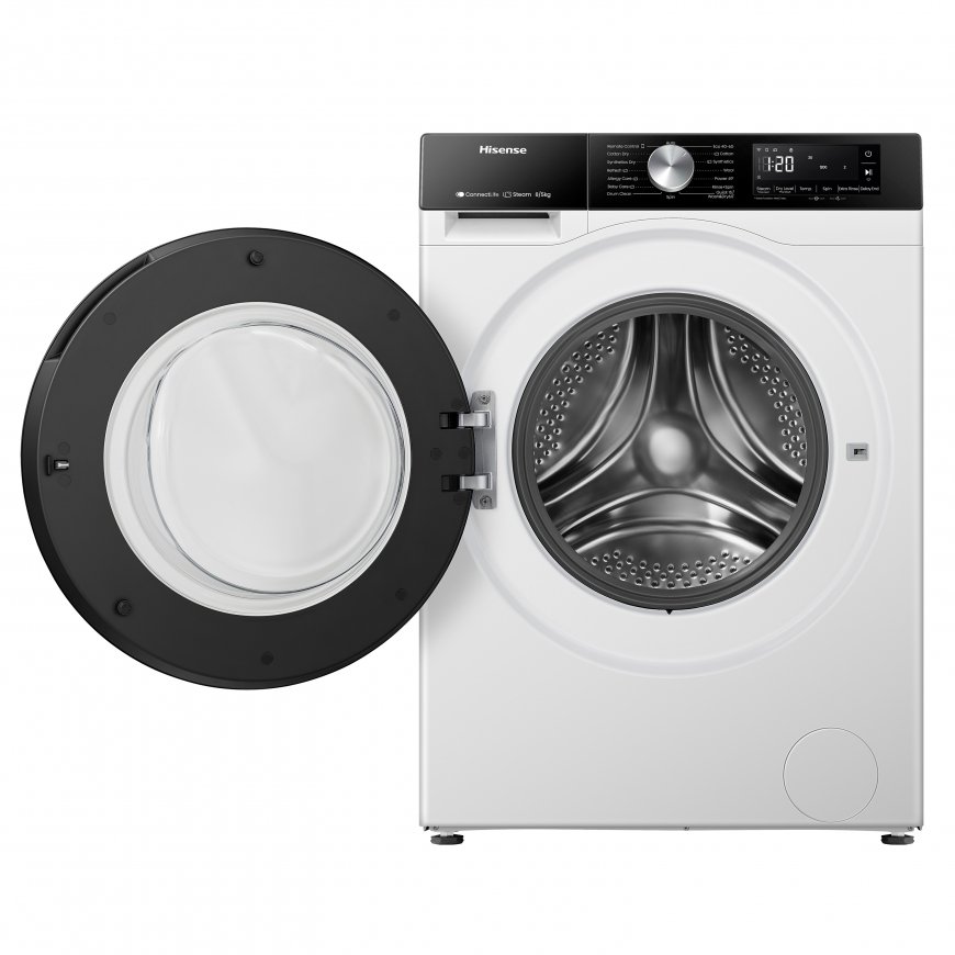 Hisense WD3S8043BW3 pesumasin-kuivati Eraldiseisev Eest täidetav Valge D – 4