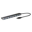 i-tec Metal U3HUB778 interfeisa centrmezgls USB 3.2 Gen 1 (3.1 Gen 1) Type-A 5000 Mbit/s Sudrabs i-tec Metal U3HUB778 interfeisa centrmezgls USB 3.2 Gen 1 (3.1 Gen 1) Type-A 5000 Mbit/s Sudrabs