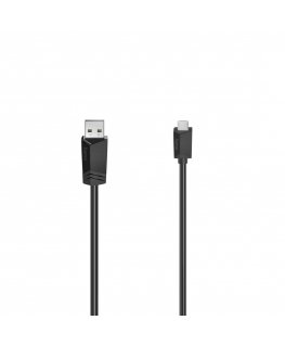 Hama 00200608 USB кабель USB 2.0 1,5 m Micro-USB A USB A Черный