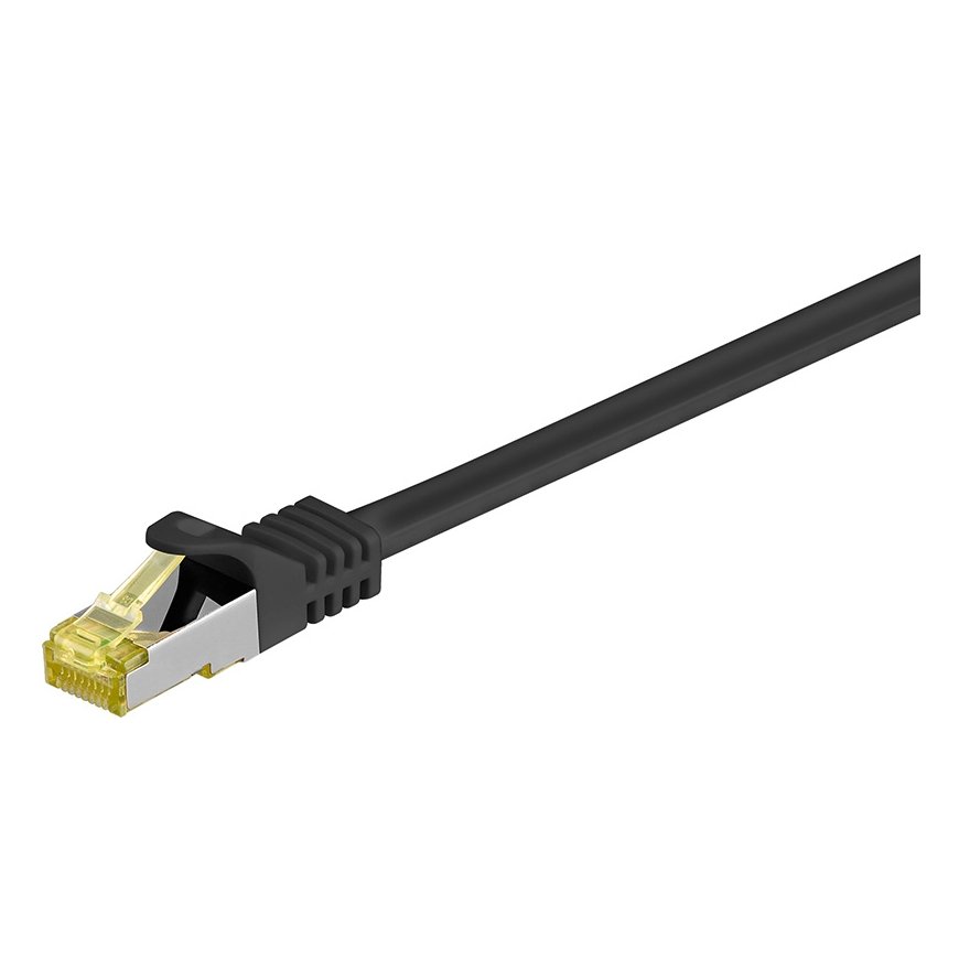 Goobay RJ-45 CAT7 15m networking cable Black S/FTP (S-STP)