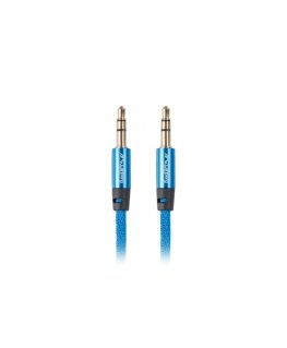 Lanberg CA-MJMJ-10CU-0010-BL audiokaabel 1 m 3.5mm Sinine