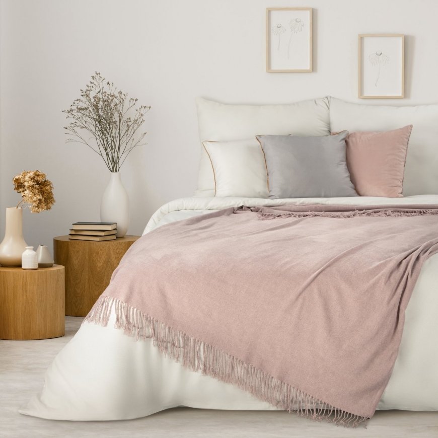 Eurofirany Akryl 4 плед 130 x 170 cm Розовый – 3
