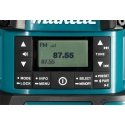 Makita DMR056 радиоприемник Портативный Аналоговый и цифровой Черный, Синий