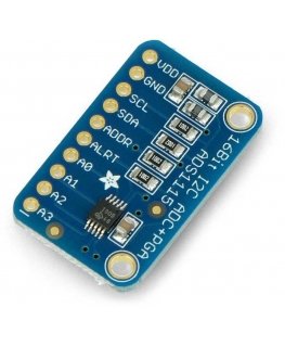 ADS1115 16-bit ADC, 4 channels with programmable amplifier, STEMMA QT/Qwiic- Adafruit 1085