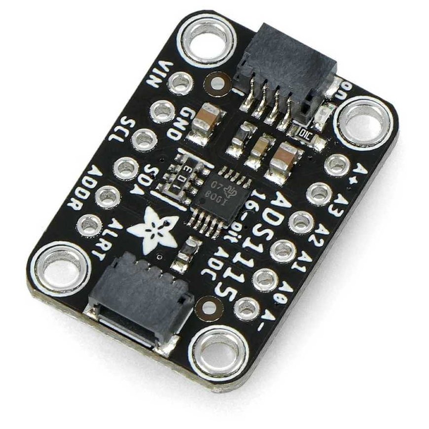 ADS1115 16-bit ADC, 4 channels with programmable amplifier, STEMMA QT/Qwiic- Adafruit 1085 – 5