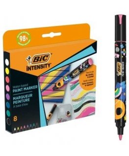 BIC Intensity -maalitussi 8 värin setti