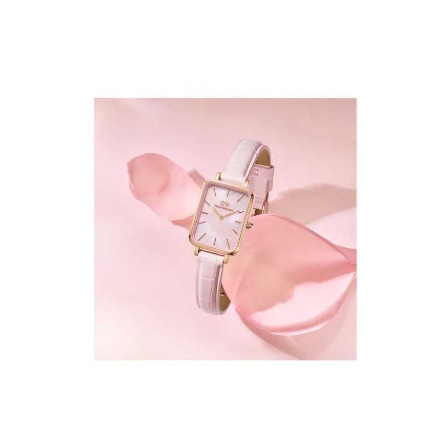 Moteriškas laikrodis DANIEL WELLINGTON Quadro Pressed Melrose Pearl 20mm DW00100508 + BOX (zw521a) – 3