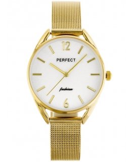 Laikrodis WOMEN'S WATCH auksinis PERFECT F347 (zp953b) + BOX