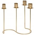 Candle holder Atmosphera 204307, metal, H20 cm, gold Candle holder Atmosphera 204307, metal, H20 cm, gold
