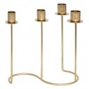 Žvakidė Atmosphera 204307, metalas, H20 cm, aukso Žvakidė Atmosphera 204307, metalas, H20 cm, aukso