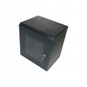 XtendLan 10" wall cabinet 9U 350x280, load capacity 50 kg, plexiglass doors, welded, black XtendLan 10" wall cabinet 9U 350x280, load capacity 50 kg, plexiglass doors, welded, black