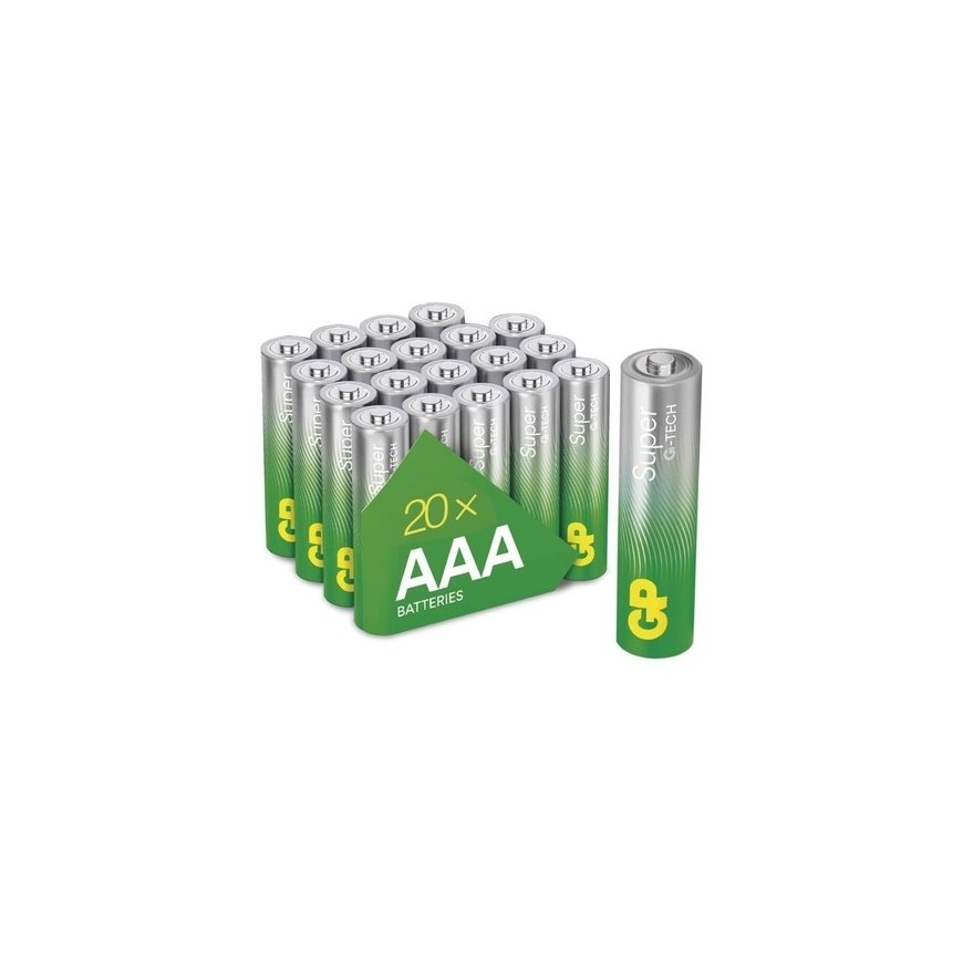 GP alkaline batteries SUPER AAA (LR03) 20pack – 2