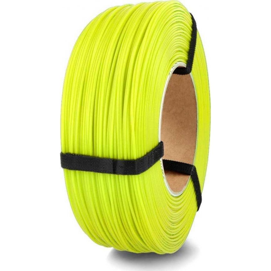 3D plastikas PET-G neoninė geltona 1.75mm 1kg refill pakuotė Rosa3D – 4