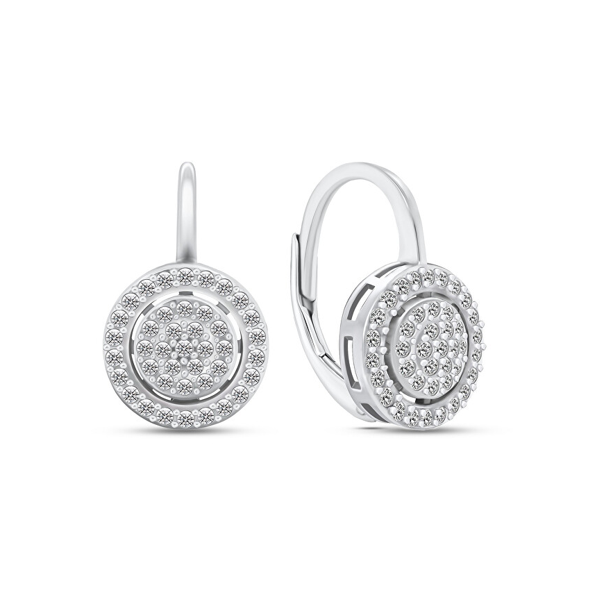 Brilio Silver Brilio Silver Charming silver earrings with zircons LME287