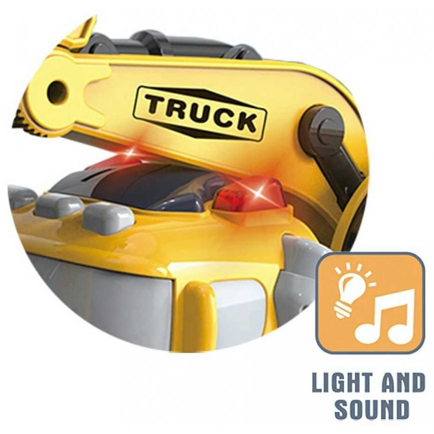 WOOPIE Excavator City Truck garso ir šviesos efektai – 3