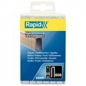 clamps 606/25 3600pcs, 6.0x1,1mm, black, in plastic box, Rapid clamps 606/25 3600pcs, 6.0x1,1mm, black, in plastic box, Rapid