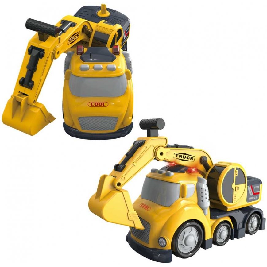 WOOPIE Excavator City Truck sound and light effects – 4