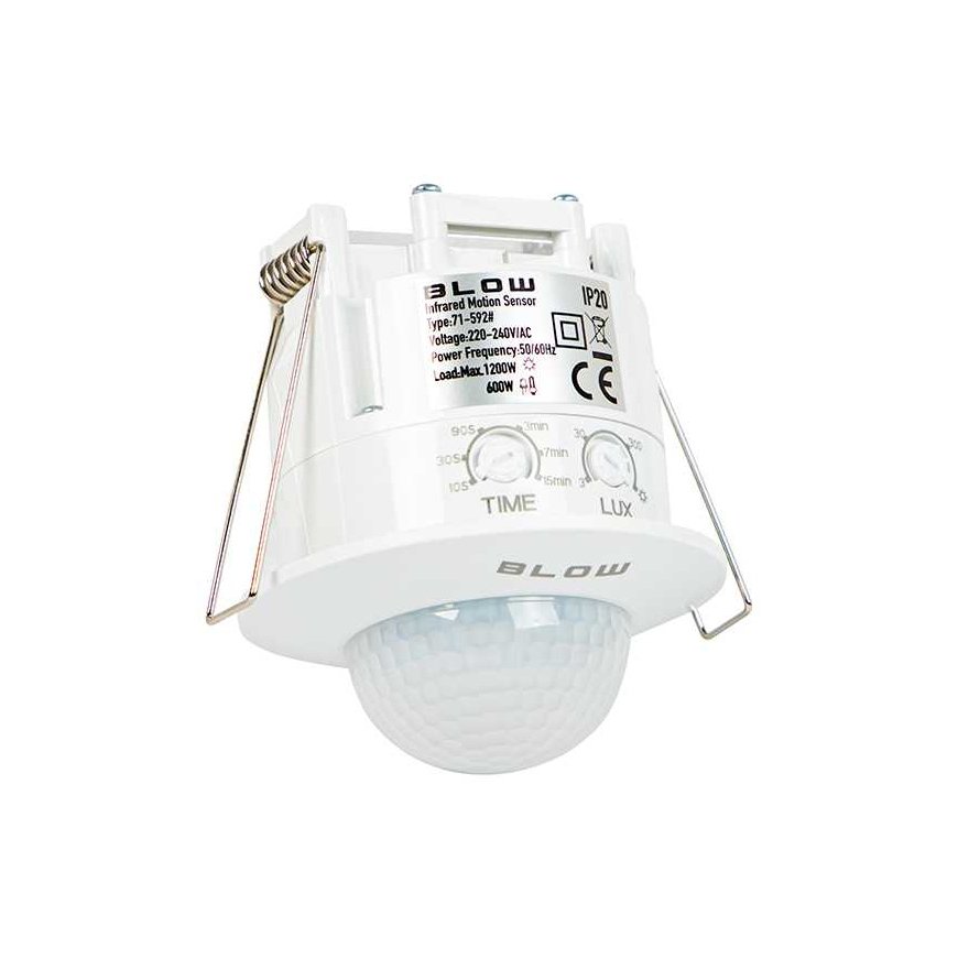 BLOW MS-02 ceiling motion sensor 360° recessed white – 4